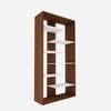 Darryl Bookcase Walnut And Frosty White