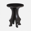 Armer Solid Wood Bedside Table in Black Colour