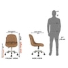 Beautiful Leatherette Dining Chair in Beige Colour