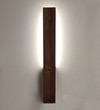 Slimline Brown Solid Wood Wall Lights