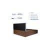 Samskara Bed With Premium Leatherette Fabric And Box Storage Queen Bed