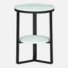 Klear Metal Side Table in Black Colour