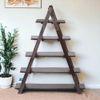 Kassel Sheesham Wood Book Shelf in Mahogany Finish