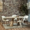 Andrew Hughes Veneer 6 Seater Dining Table in White Oak Finish