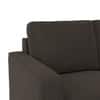 Apollo High Back 2 Seater  Fabric Sofa In Stone Grey Velvet Colour