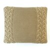 Archer Latte Cotton Cushion Cover 16X16  Inches
