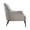 Scandinavian Brixton Lounge Chair White Matte Finish