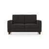 Apollo Neo 2 Seater Fabric Sofa in Graphite Grey Colour (Back Height : Regular, Cushion Type : Soft)