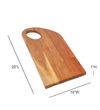 Ireka Home Minze Acacia Wood Chopping Board – Cutting & Serving Board (51 x 25 cm)