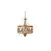 6 light Gold Chandelier