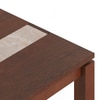 Atlas Crest Storage Solid Wood 6 Seater Dining Table In Honey Finish