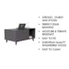 Hexa Engineered Wood Center Table With Storage And Open Rack In Slate Grey