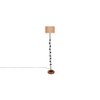 Felicia Beige Cotton Shade Floor Lamp