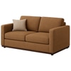 Mellow 2 Seater Sofa In Soft Fabric Brown Color