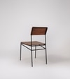 Bunder Solid Wood Dining Chair In Dark Brown Finish