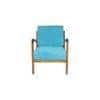 Solitude Accent Chair ( Blue Texture)