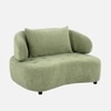 Henry Boucle 1 Seater Sofa in Pista Green  Color