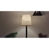 Babel Beige Jute Floor Lamp with Beige Jute Base