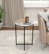 Round Metal Side Table in Gold Colour