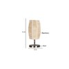 Dholak Bamboo table lamp with Steel Base =-39