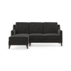 Abbey Sectional Sofa (Colour : Graphite Grey, Cushion : Soft, Seater : Left Aligned 2 Seater + Left Aligned Chaise)