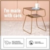 Contemporary Iron Side Table in  Finish - Set of 2
