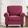 Aerial Boucle Arm Chair Wine Colour