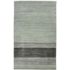 Ann Light Gray Solid Woven Viscose 8X5 Feet Carpet