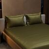 Stoa Paris 300TC UltrSatin King Bedsheet Set Satin King Olive Oasis