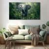 The Castle Decor Animal Wall Painting Wooden Framed 27x48 Inch (Style 1)