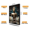 The Castle Decor Lord Buddha Wall Painting Framed Artwork 20x30 Inch Style 2