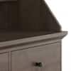 Riveria Solid Wood Bar Cabinet (Danish Walnut Finish)
