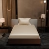 Stoa Paris 300TC UltrSatin Single Bedsheet Set Satin Single Night Ivory