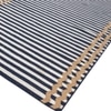 Jaipur Rugs Soft Geometric Wool Polyester Dhurrie Rug White 5x8 ft