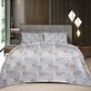 Mira Peach Floral 400 TC Cotton Flat Super King Size Bedsheet with 2 Pillow Covers – Threads
