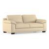 Esquel 3 Seater Leatherette Sofa in Cream Colour