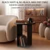 Nextstep U End Table All Black