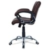 Liieancoinn Mid Back Executive Chair in Brown Colour