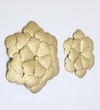 Vamli Abstract Metal Wall Decor in Gold Set of 2