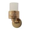 Eliante Modern Wall Lights Mild Steel & Glass Material Gold & White Finish