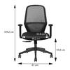 Higgins Revolving chair MB Black
