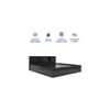 Hoshi Engineered Wood Queen  Size Bed With Box Storage (Wenge Finish)