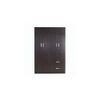 Ren 4 Door Wardrobe with External Drawers in Wenge Finish