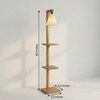 Andre Beige Jute Floor Lamp with Beige Jute Base