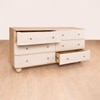 Neo Kyoto Solid Wood Chest of Drawers in Brown Colour