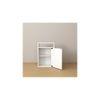 Emi Engineered Wood Bedside Table in White Finish