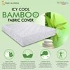 Nirvana Bamboo Fabric with Herb Fresh Technology 7 Zone 4 Inch King Latex Foam Mattress L x W 78 inch x72 inch