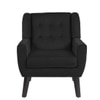 Derel Accent Chair in Black Colour