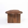 Tiller Solid Wood Coffee Table In Dark Walnut Finish