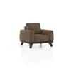 Granada Premium 1 Seater Fabric Sofa in Truffle Beige Velvet Colour